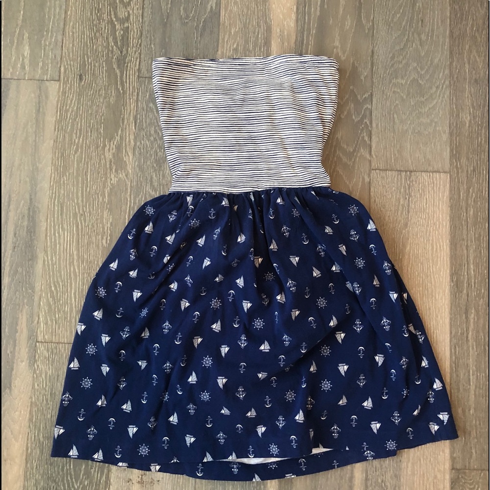 A mini flowy dress